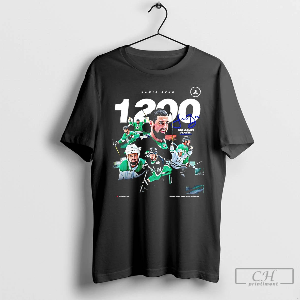 Classic Dallas Stars Jamie Benn Nhl Point 1200 Signature T-Shirts, Hoodie, Sweatshirt | AU01DripNestTees.com