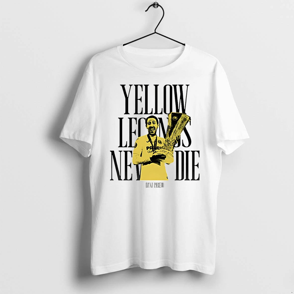 Classic Dani Parejo Villarreal Uefa Europa League Yellow Legends Never Die Shirts Sweater