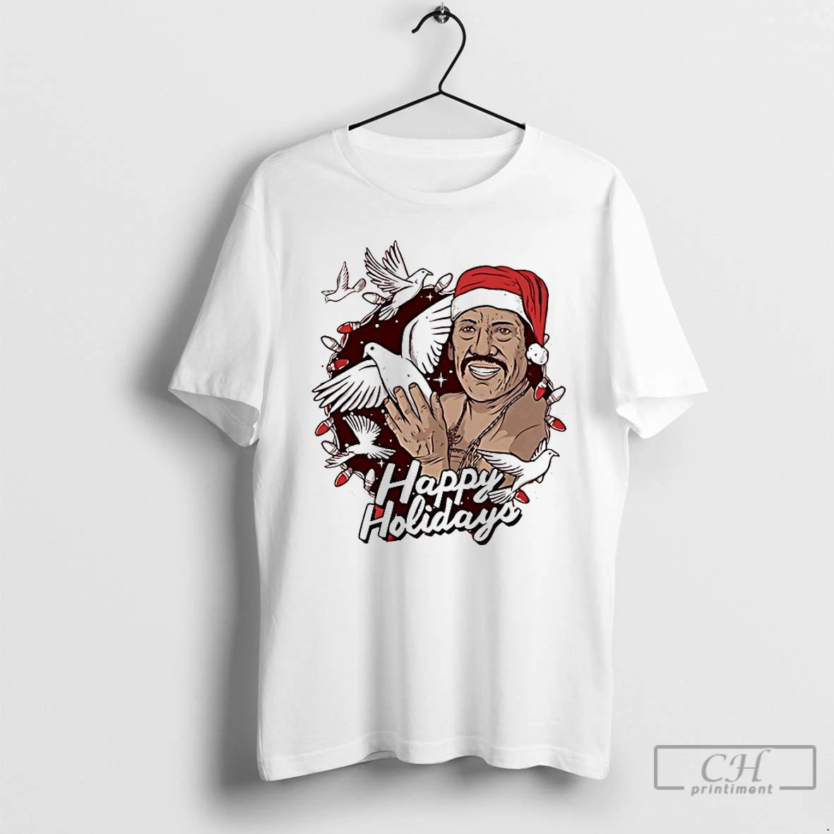 Classic Danny Trejo Happy Holidays T-Shirts, Hoodie, Sweatshirt | AU01DripNestTees.com