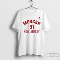 Classic Dawson Mercer New Jersey Devils Name And Number Christmas T-Shirts, Hoodie, Sweatshirt | AU01DripNestTees.com
