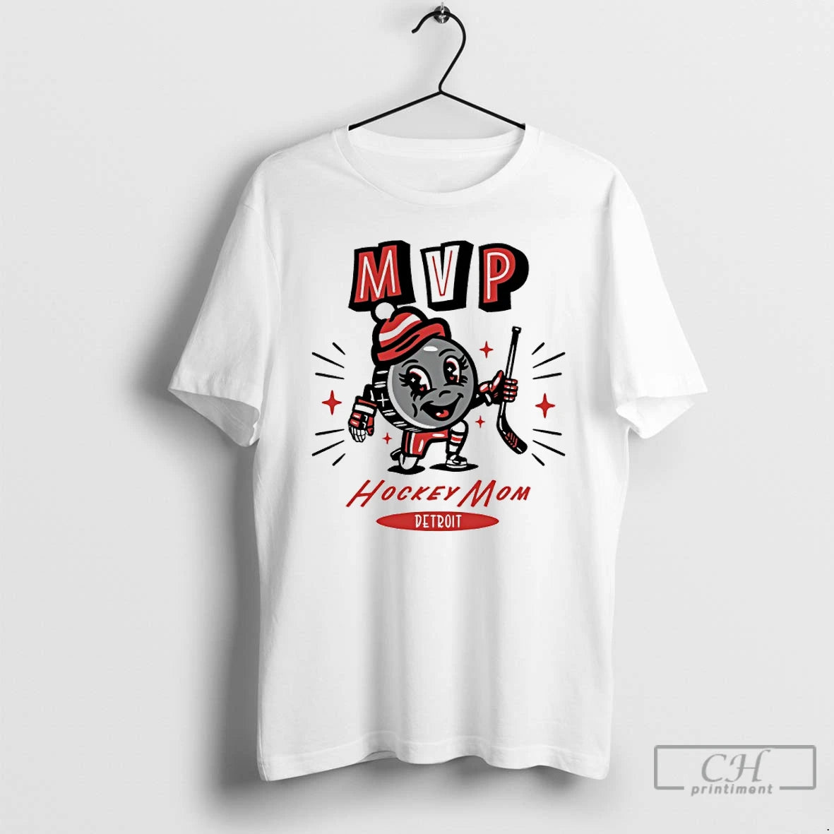 Classic Detroit Red Wings 2025 Mvp Hockey Mom T-Shirts, Hoodie, Sweatshirt | AU01DripNestTees.com