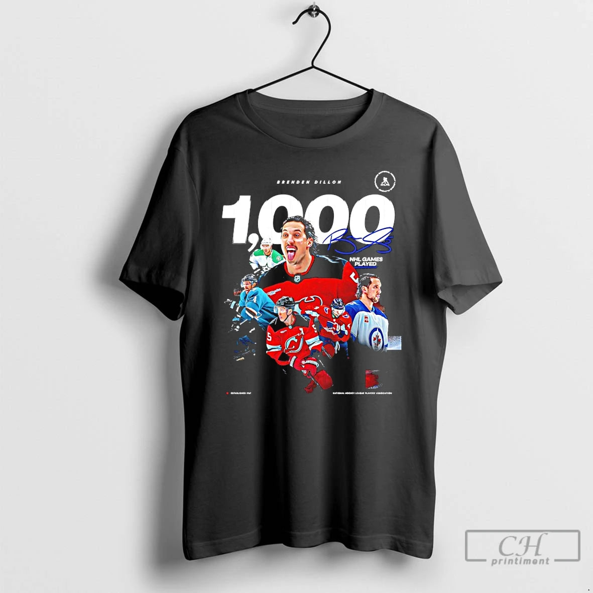 Classic Devils Brenden Dillon 1000 Nhl Career Games Played Signature T-Shirts, Hoodie, Sweatshirt | AU01DripNestTees.com