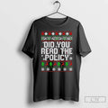Classic Did You Read The Policy Ugly Christmas T-Shirts, Hoodie, Sweatshirt | AU01DripNestTees.com