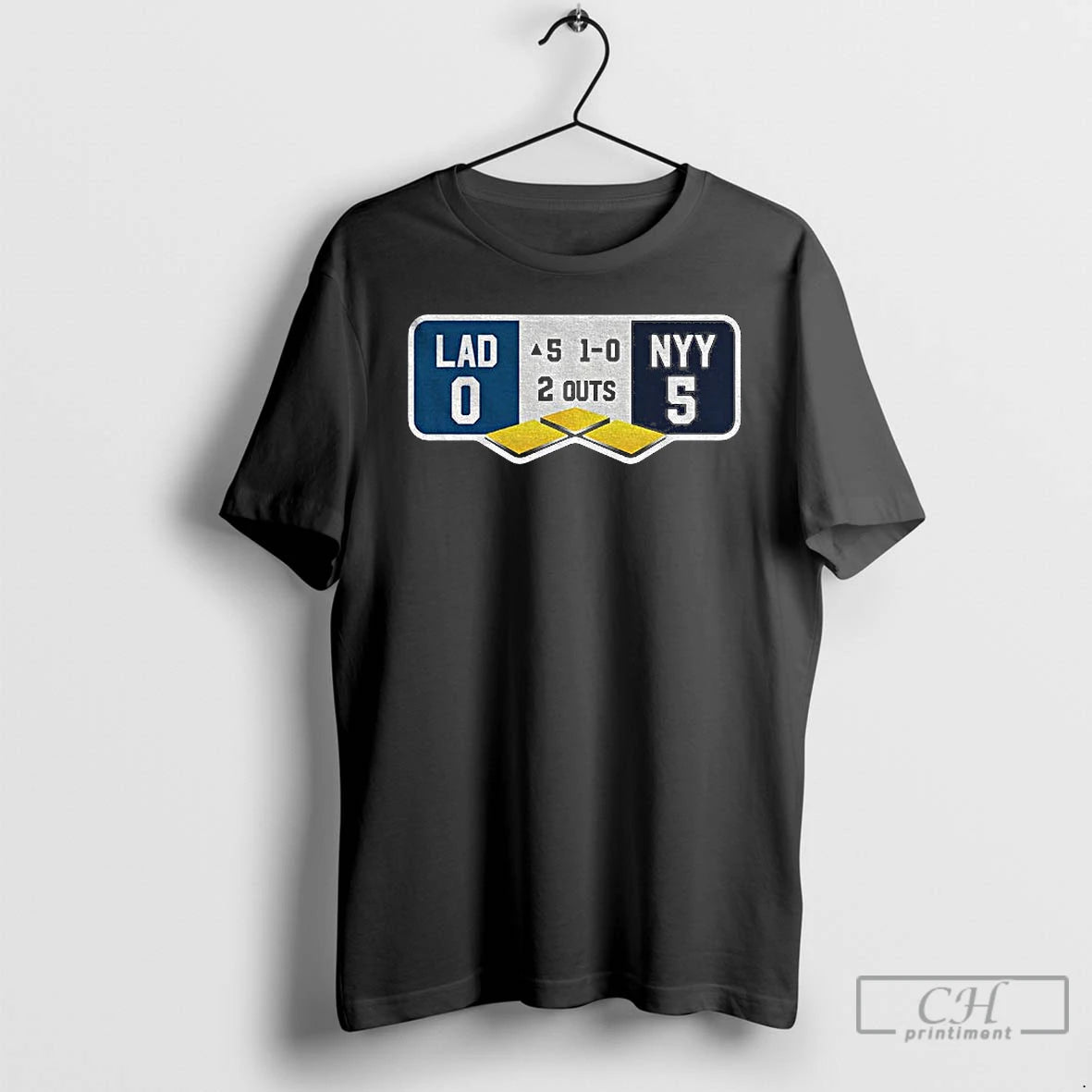 Classic Dodgers Yankees World Series Top Of The Fifth Lad 0 5 Nyy T Shirts Hoodie, Sweatshirt | AU01DripNestTees.com