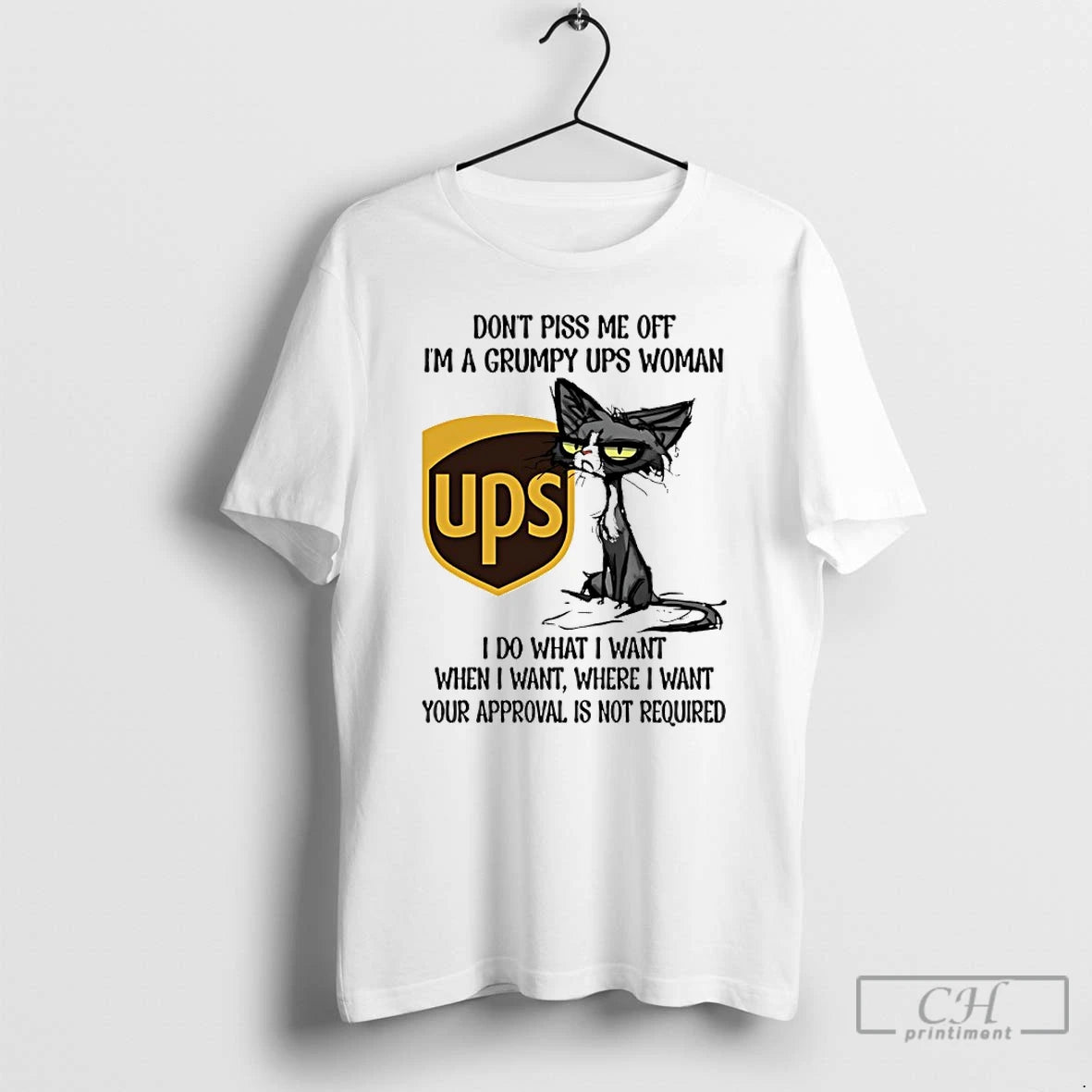 Classic Dont Piss Me Off Im A Grumpy Cat Ups Woman T-Shirts, Hoodie, Sweatshirt | AU01DripNestTees.com