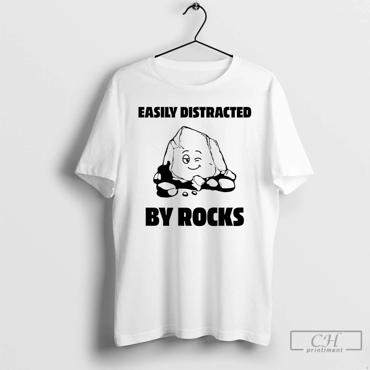 Classic Easily Distracted By Rocks T-Shirts, Hoodie, Sweatshirt | AU01DripNestTees.com