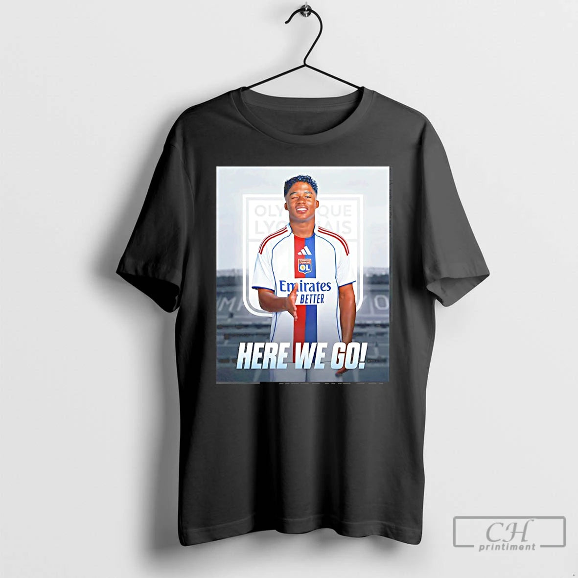 Classic Endrick To Olympique Lyon Here We Go T-Shirts, Hoodie, Sweatshirt | AU01DripNestTees.com