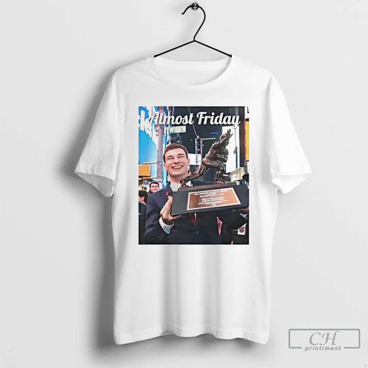 Classic Fernando Mendoza Heismendoza Trophy Celebration T-Shirts, Hoodie, Sweatshirt | AU01DripNestTees.com