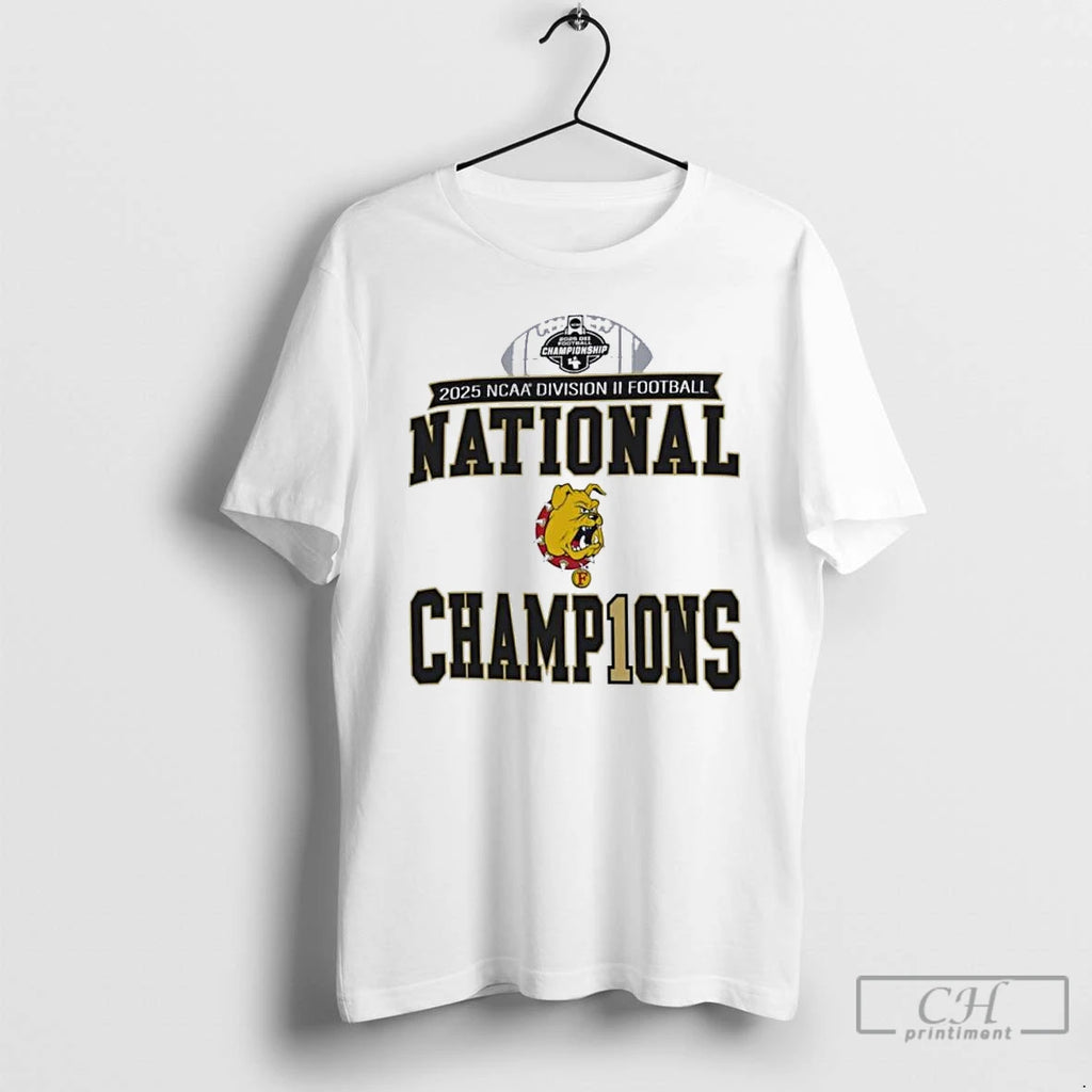 Classic Ferris State Bulldogs 2025 Ncaa Dii Football National Champions T-Shirts, Hoodie, Sweatshirt | AU01DripNestTees.com