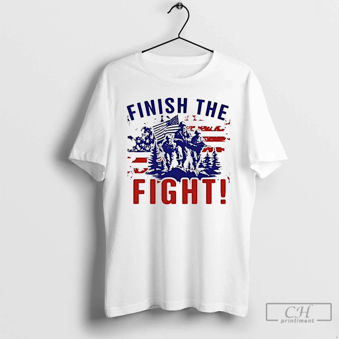Classic Finish The Fight America Flag T-Shirts, Hoodie, Sweatshirt | AU01DripNestTees.com