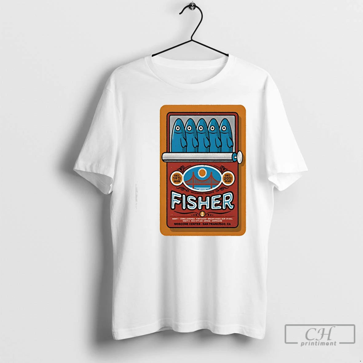 Classic Fisher In San Francisco Ca On Dec 19 20 2025 T-Shirts, Hoodie, Sweatshirt | AU01DripNestTees.com