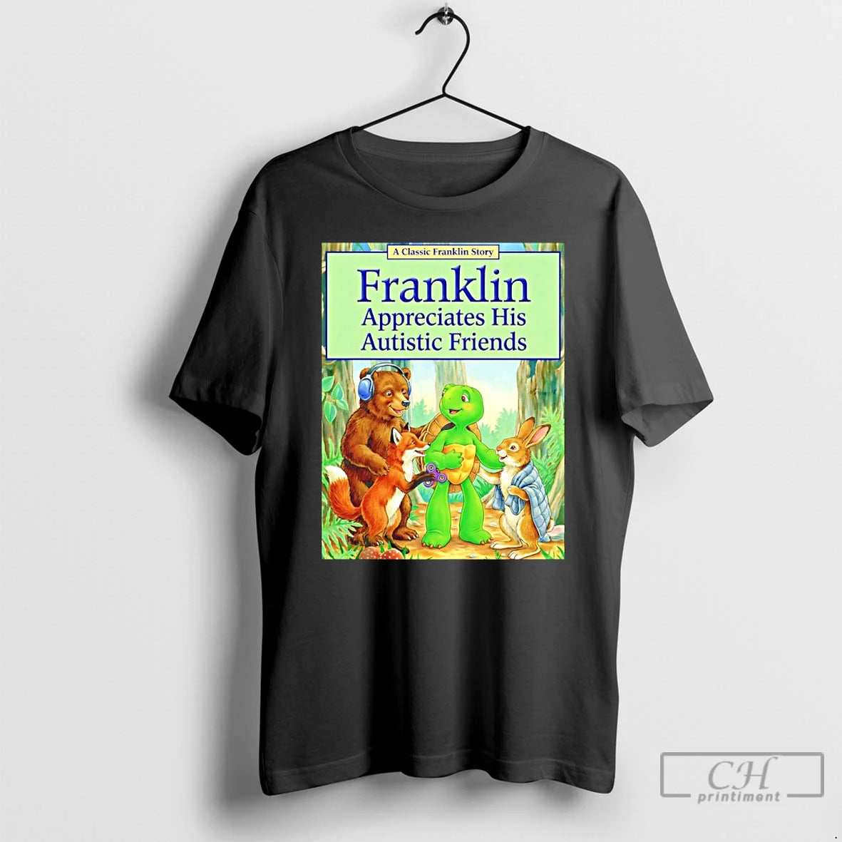 Classic Franklin Appreciates His Autistic Friends T-Shirts, Hoodie, Sweatshirt | AU01DripNestTees.com