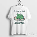 Classic Frog My Heart Is Filled With Courage The Cou Is Silent T Shirts Sweater Hoodie, Sweatshirt | AU01DripNestTees.com