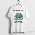 Classic Frog Rage My Heart Is Filled With Courage The Cou Is Silent T Shirts Hoodie, Sweatshirt | AU01DripNestTees.com