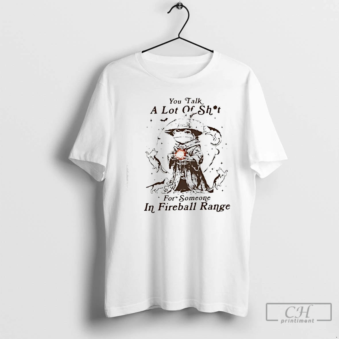 Classic Frog You Talk A Lot Of Shit For Someone In Fireball Range T Shirts Hoodie, Sweatshirt | AU01DripNestTees.com