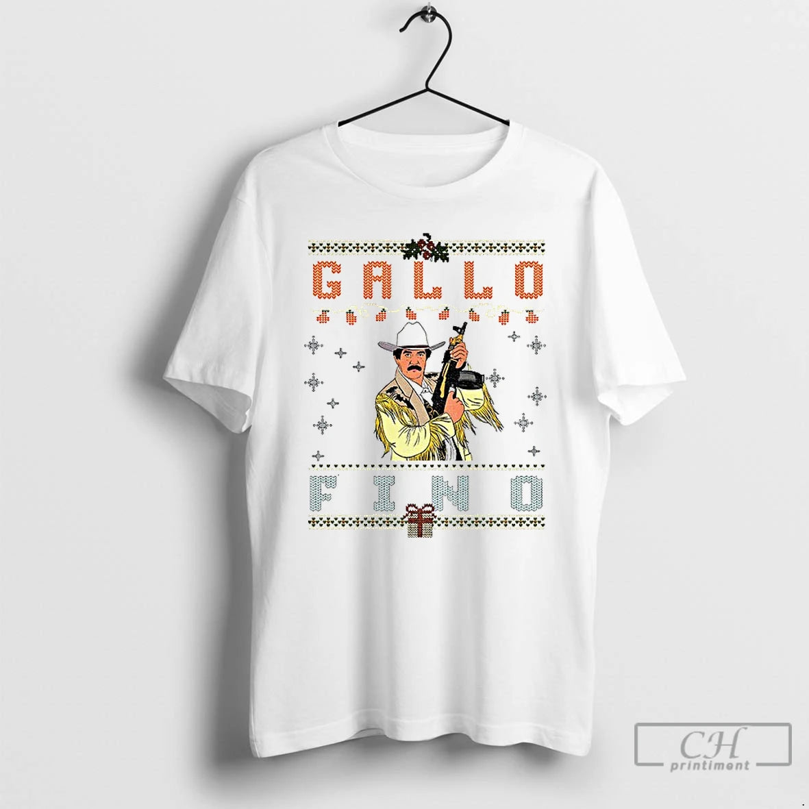 Classic Gallo Fino Mexican Cowboy Mexican Corrido Merry Christmas T-Shirts, Hoodie, Sweatshirt | AU01DripNestTees.com