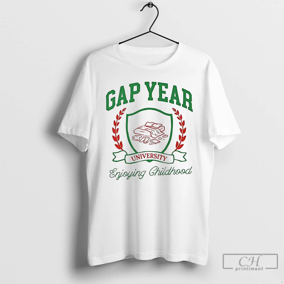 Classic Gap Year University Enjoying Childhood Logo T-Shirts, Hoodie, Sweatshirt | AU01DripNestTees.com