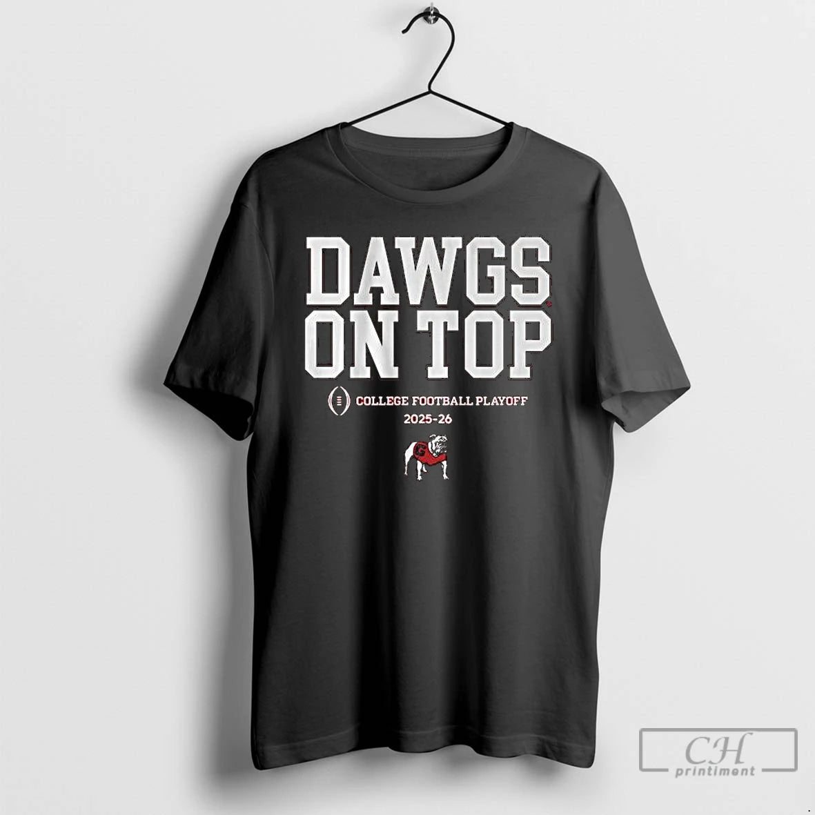 Classic Georgia Bulldogs Football 2025 Cfp Team Dawgs On Top Slogan T-Shirts, Hoodie, Sweatshirt | AU01DripNestTees.com