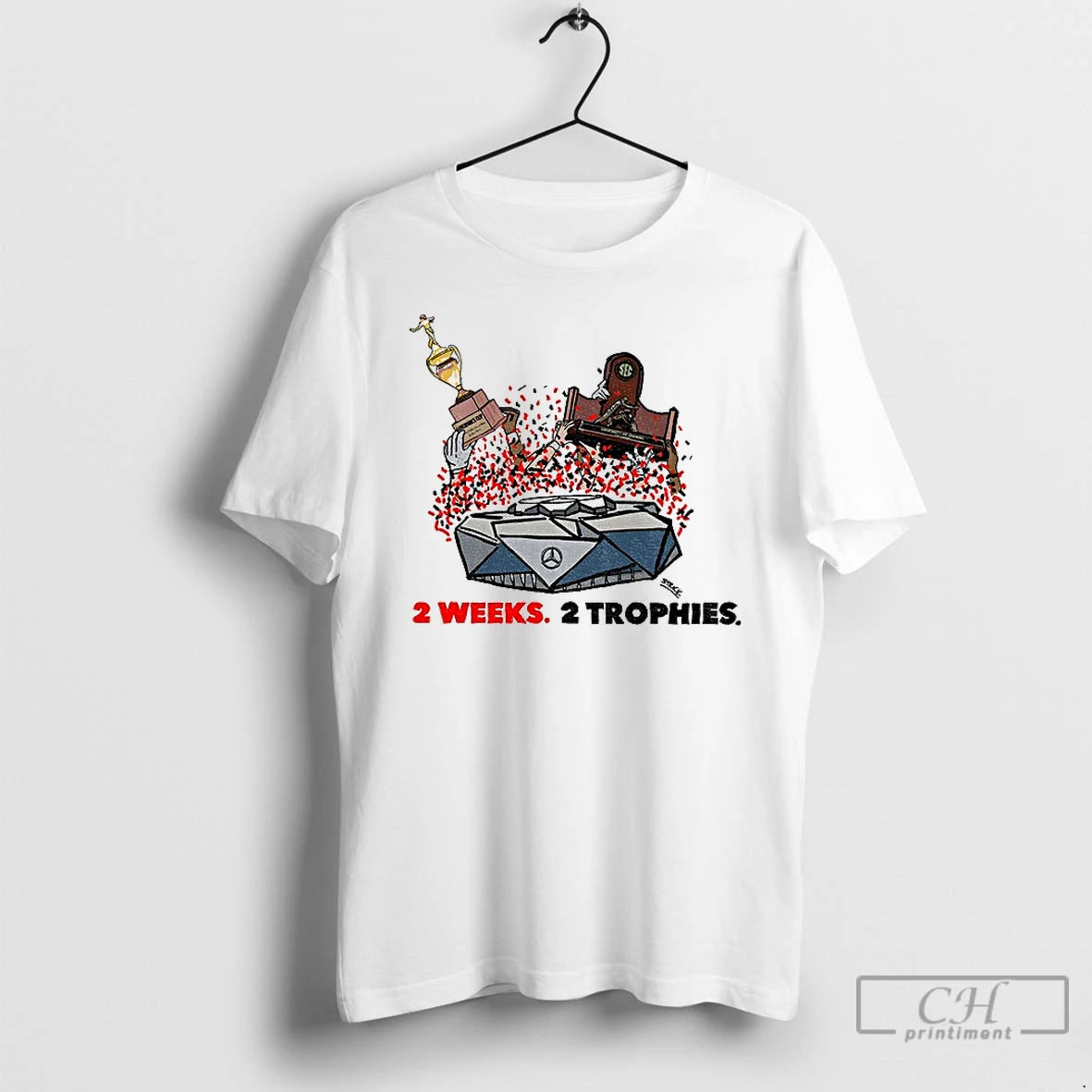 Classic Georgia Bulldogs Football Sec Southeastern Conference 2 Weeks 2 Trophies T-Shirts, Hoodie, Sweatshirt