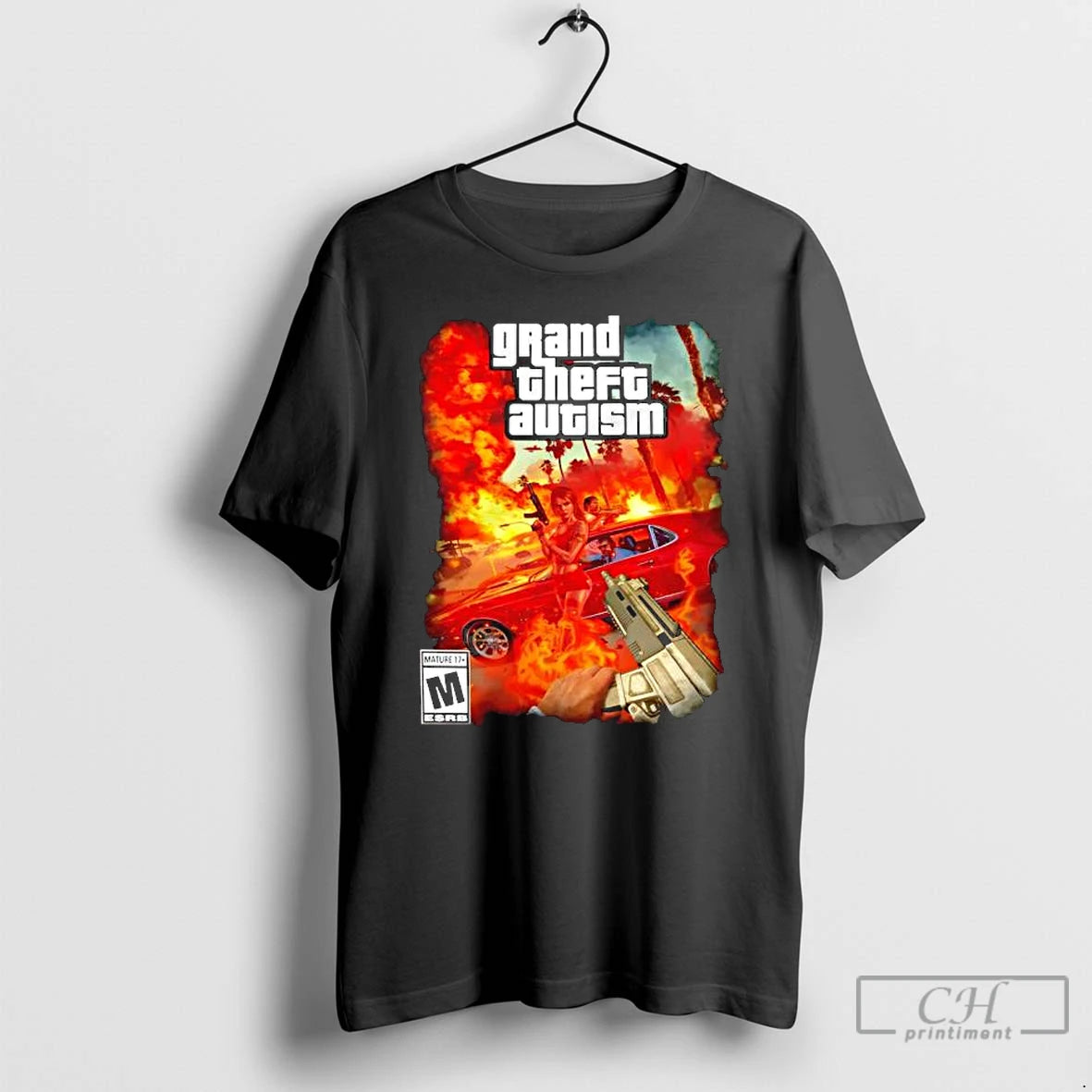 Classic Grand Theft Autism Grand Theft Auto T-Shirts, Hoodie, Sweatshirt | AU01DripNestTees.com