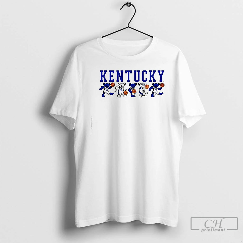 Classic Grateful Dead Dancing Bears Kentucky Wildcats Basketball Logo T-Shirts, Hoodie, Sweatshirt | AU01DripNestTees.com