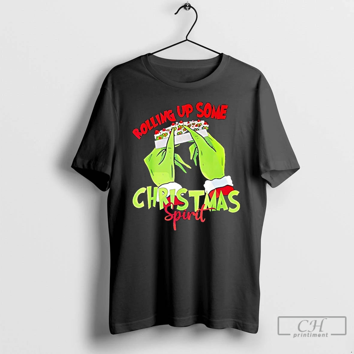 Classic Grinch Hands Rolling Joint Christmas Spirit T-Shirts, Hoodie, Sweatshirt | AU01DripNestTees.com