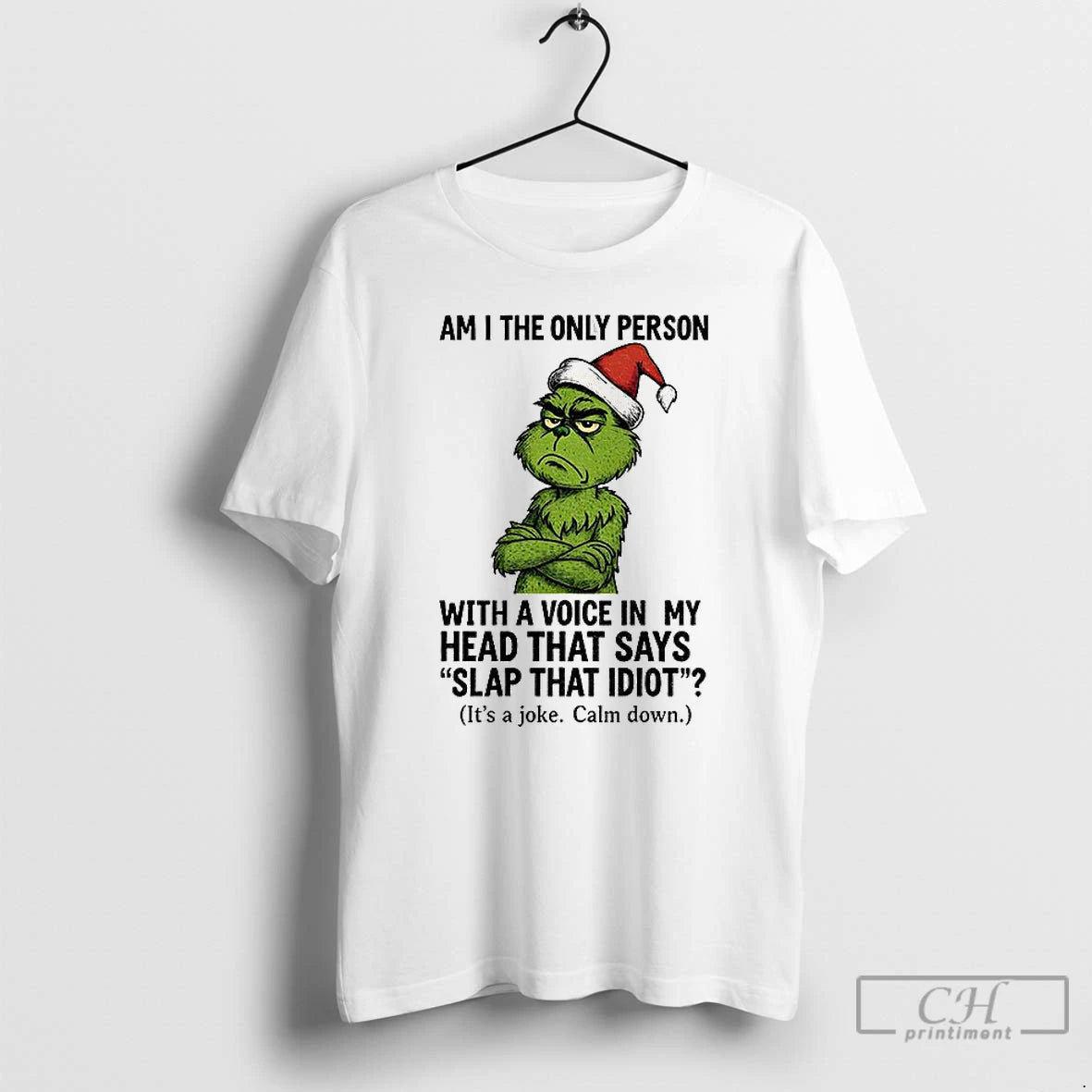 Classic Grinch Santa Am I The Only Person With A Voice In My Head That T-Shirts, Hoodie, Sweatshirt | AU01DripNestTees.com
