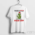 Classic Grinch Santa Im Not A Bitch Im A Woman Whos Not Afraid To Tell T-Shirts, Hoodie, Sweatshirt | AU01DripNestTees.com