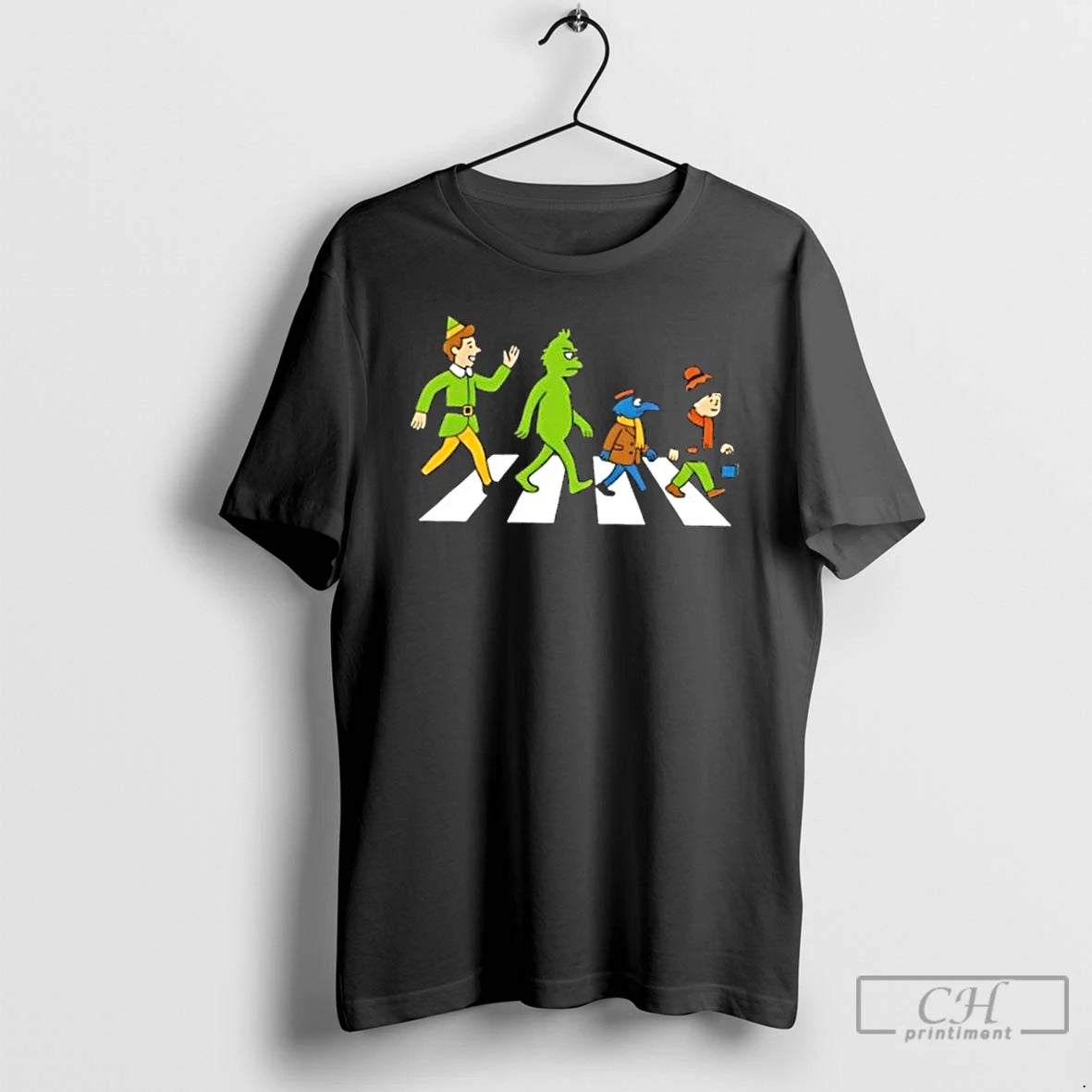 Classic Grinch And Friends Abbey Road Christmas Movie T-Shirts, Hoodie, Sweatshirt | AU01DripNestTees.com