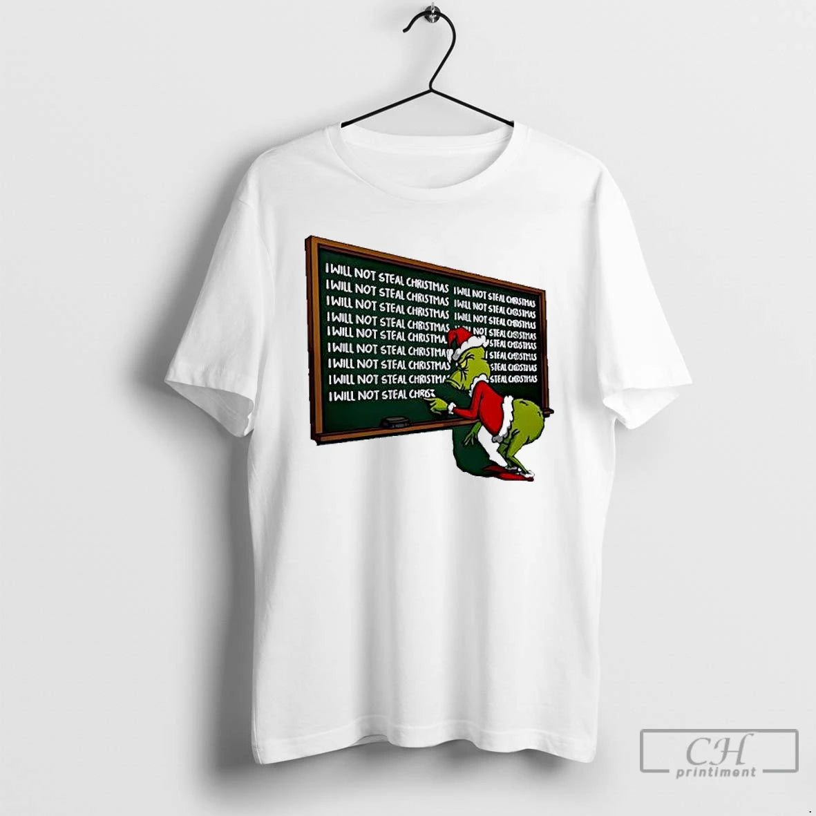 Classic Grinch Copied Punishment I Will Not Steal Christmas T-Shirts, Hoodie, Sweatshirt | AU01DripNestTees.com