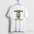 Classic Grinch I Wont Be Remembered As Someone Who Kept Their Mouth Shut T Shirts Hoodie, Sweatshirt | AU01DripNestTees.com