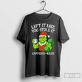 Classic Grinch Lift It Like You Stole It Caffeine And Kilos T-Shirts, Hoodie, Sweatshirt | AU01DripNestTees.com