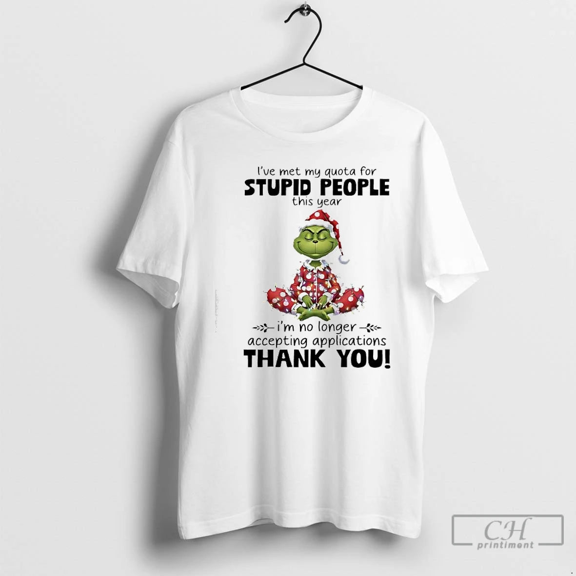 Classic Grinch This Year Im No Longer Accepting Applications Thank You T-Shirts, Hoodie, Sweatshirt | AU01DripNestTees.com