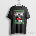 Classic He Sees You When Youre Lifting He Knows When You Skip Leg T Shirts Hoodie, Sweatshirt | AU01DripNestTees.com