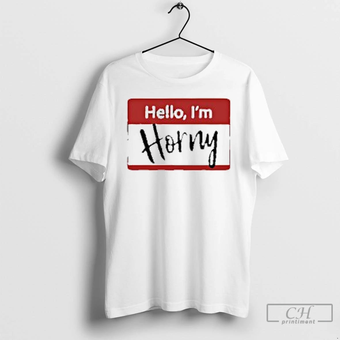 Classic Hello Im Horny Logo T-Shirts, Hoodie, Sweatshirt | AU01DripNestTees.com