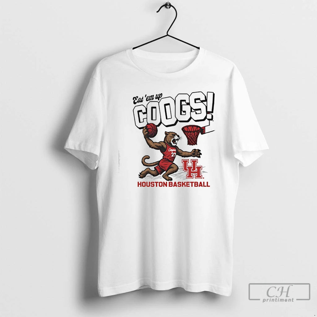 Classic Houston Cougars Eat Em Up Coogs Slam Dunk T-Shirts, Hoodie, Sweatshirt | AU01DripNestTees.com