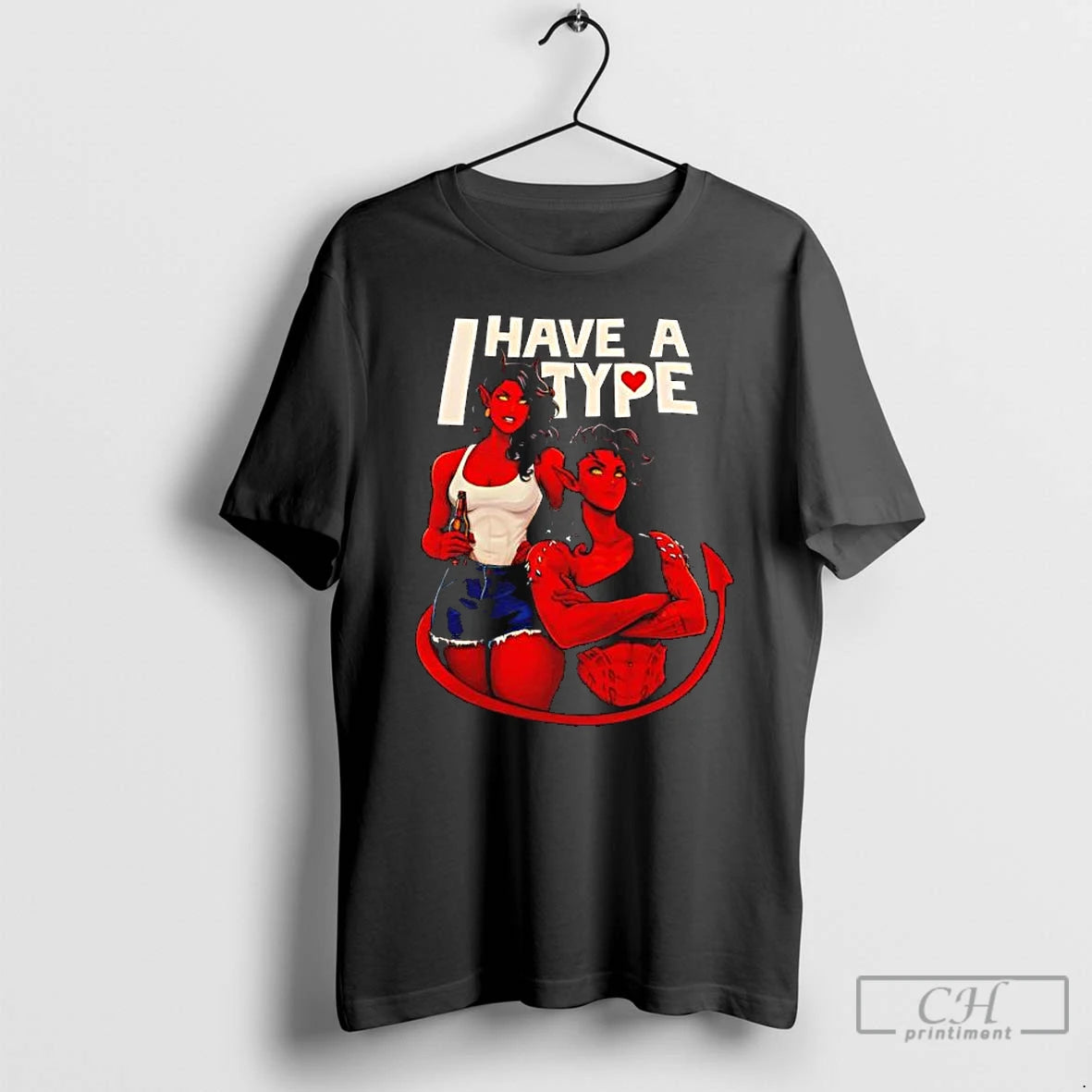 Classic I Have A Type Devils T-Shirts, Hoodie, Sweatshirt | AU01DripNestTees.com