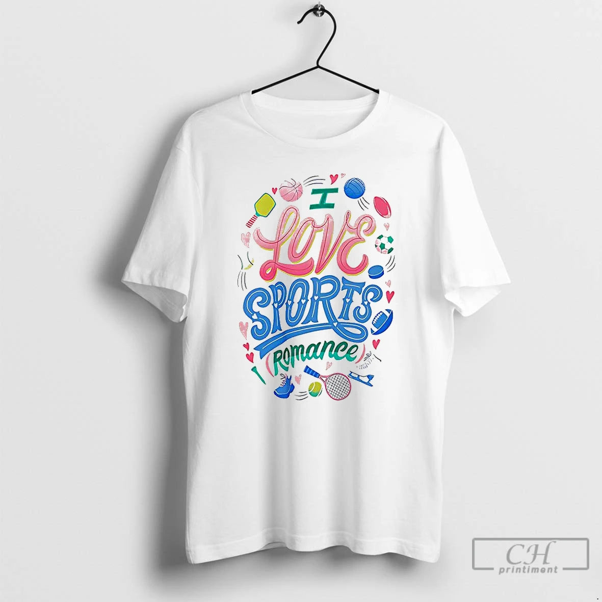 Classic I Love Sports Romance Style Symbols T-Shirts, Hoodie, Sweatshirt | AU01DripNestTees.com