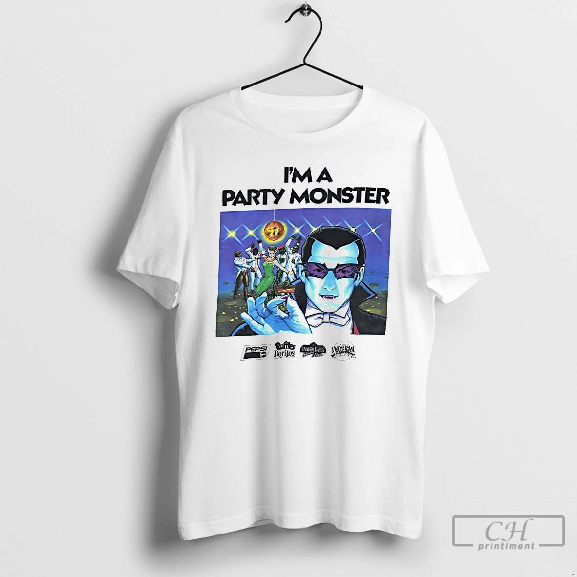 Classic Im A Party Monster Pepsi Ruffles Doritos And Universal T-Shirts, Hoodie, Sweatshirt | AU01DripNestTees.com