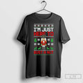 Classic Im Just Here To Bust A Nut Ugly Christmas Nutcracker T-Shirts, Hoodie, Sweatshirt | AU01DripNestTees.com