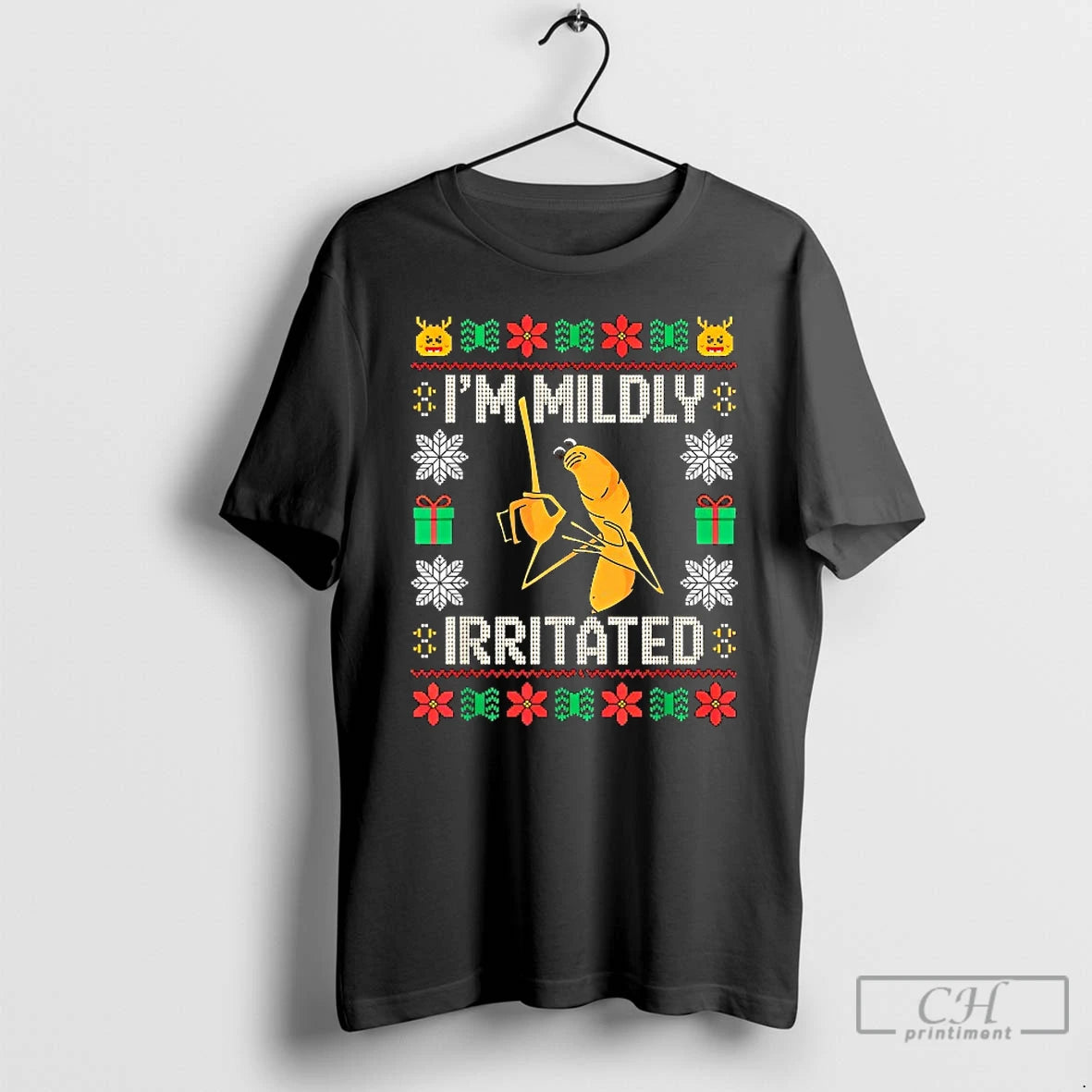 Classic Im Mildly Irritated Marcus Worm Christmas T-Shirts, Hoodie, Sweatshirt | AU01DripNestTees.com