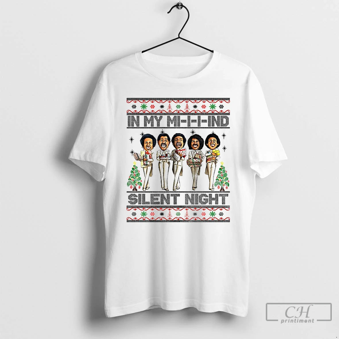 Classic In My Mind Silent Night African American Merry Christmas T-Shirts, Hoodie, Sweatshirt | AU01DripNestTees.com