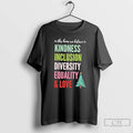 Classic In This Home We Believe In Kindness Inclusion Diversity Equality And Love Christmas Tree T-Shirts, Hoodie, Sweatshirt