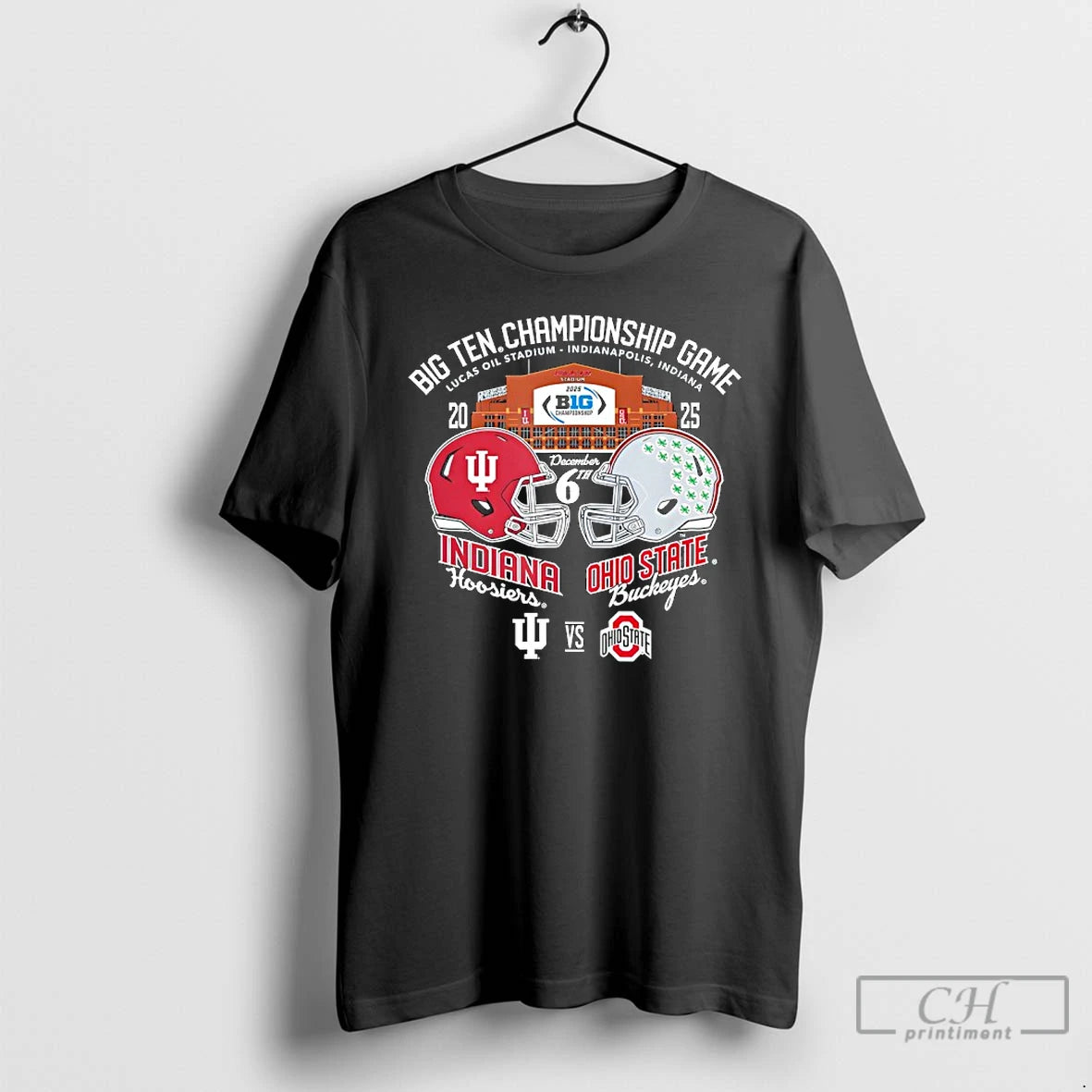 Classic Indiana Vs Ohio State Big Ten Championship 2025 Football T-Shirts, Hoodie, Sweatshirt | AU01DripNestTees.com