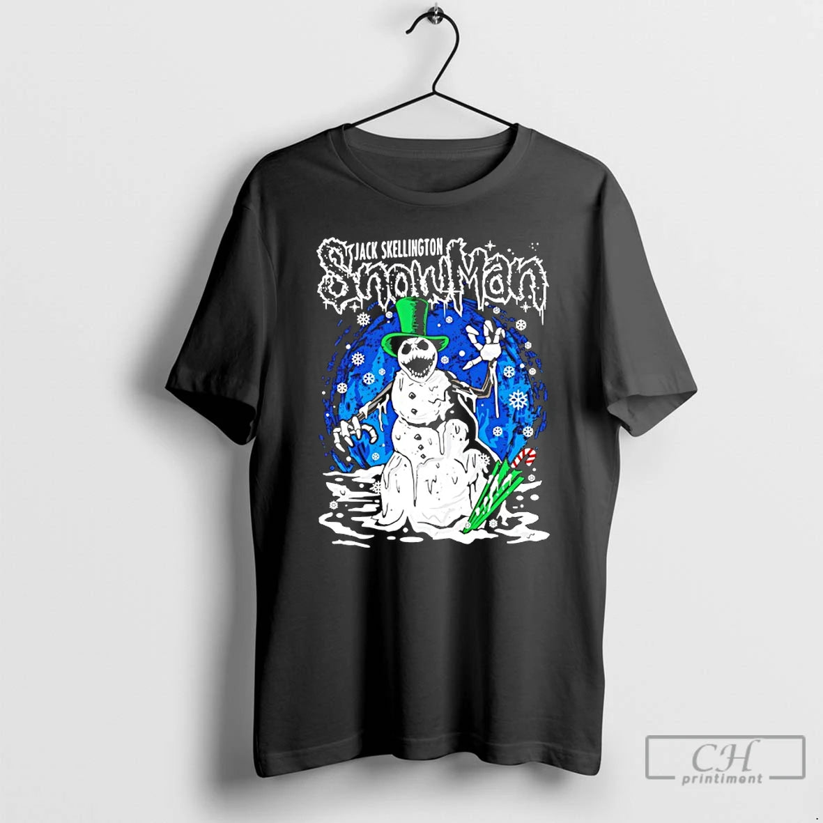 Classic Jack Skellington Snowman Horror Christmas T-Shirts, Hoodie, Sweatshirt | AU01DripNestTees.com
