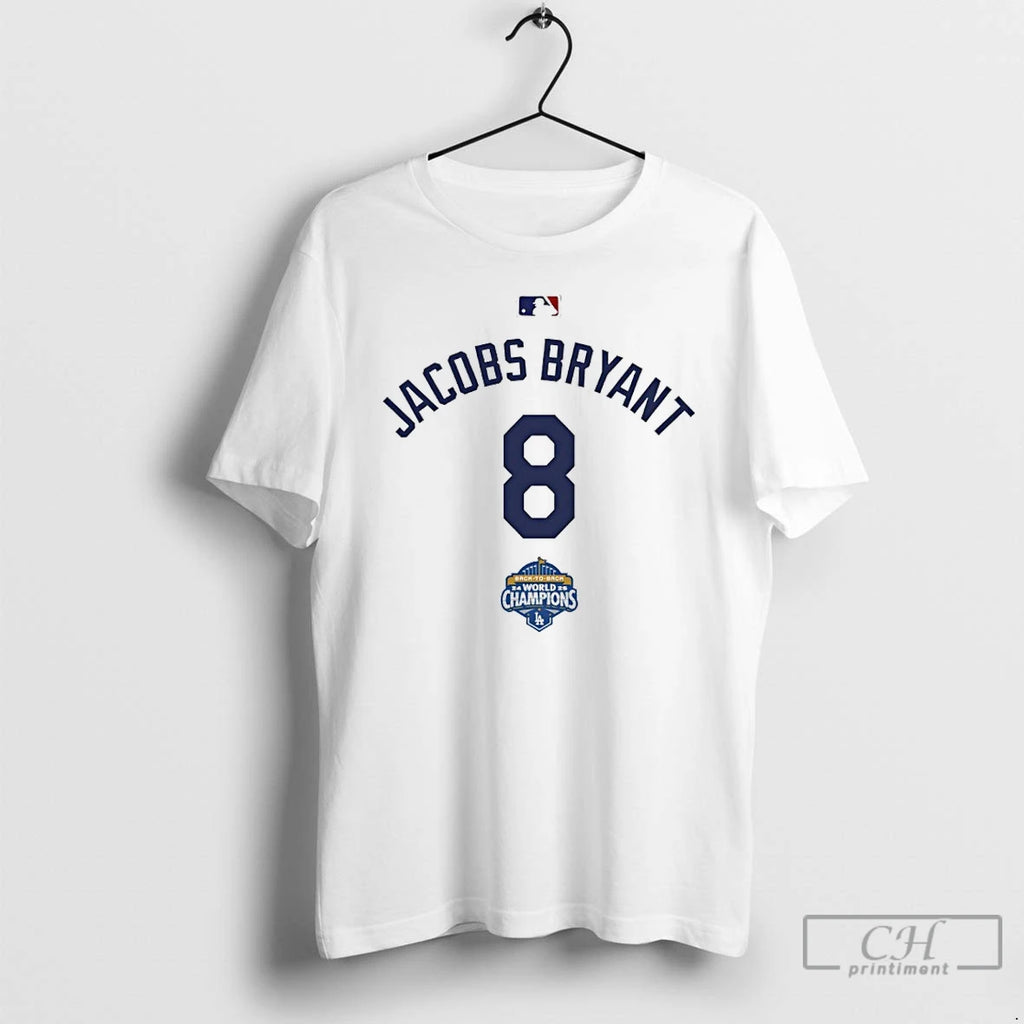 Classic Jacobs Bryant 8 Back To Back Champs World Champions T-Shirts, Hoodie, Sweatshirt | AU01DripNestTees.com