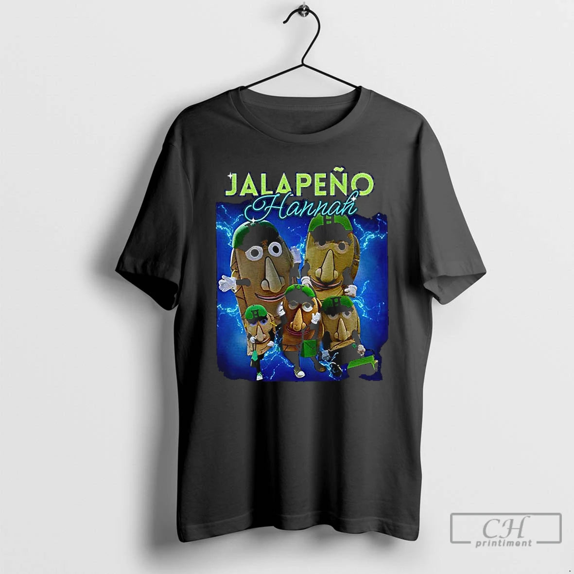 Classic Jalapeno Hannah Meme Lightning Graphic T-Shirts, Hoodie, Sweatshirt | AU01DripNestTees.com