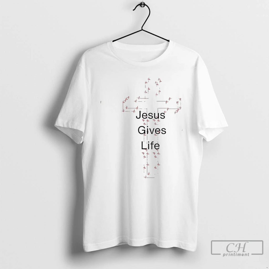Classic Jesus Gives Life Simple T-Shirts, Hoodie, Sweatshirt | AU01DripNestTees.com