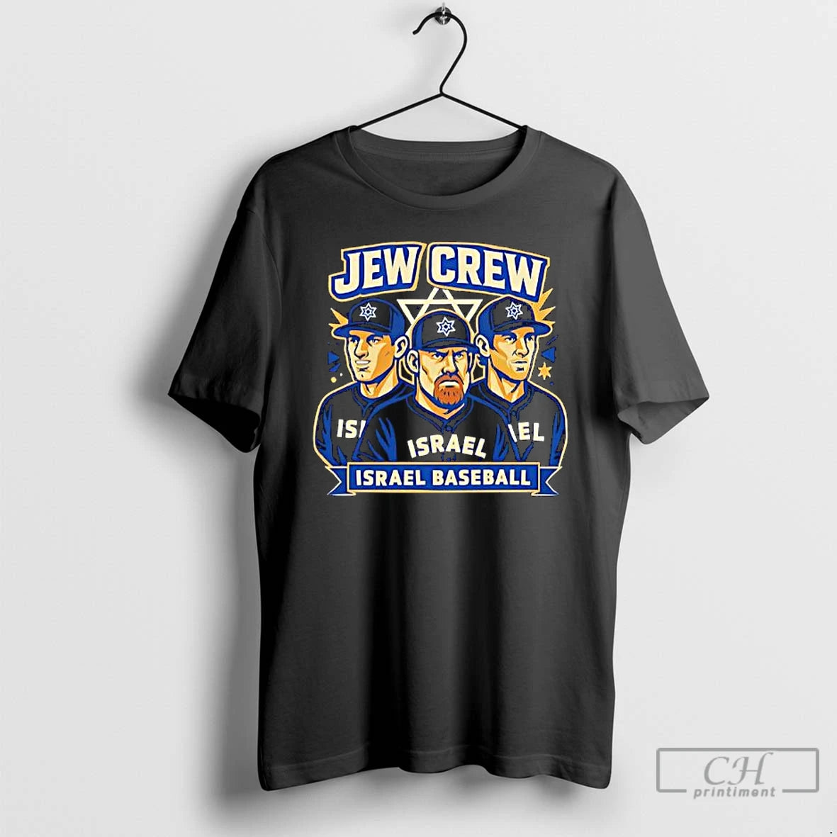 Classic Jew Crew Israel Baseball Team Graphic T-Shirts, Hoodie, Sweatshirt | AU01DripNestTees.com