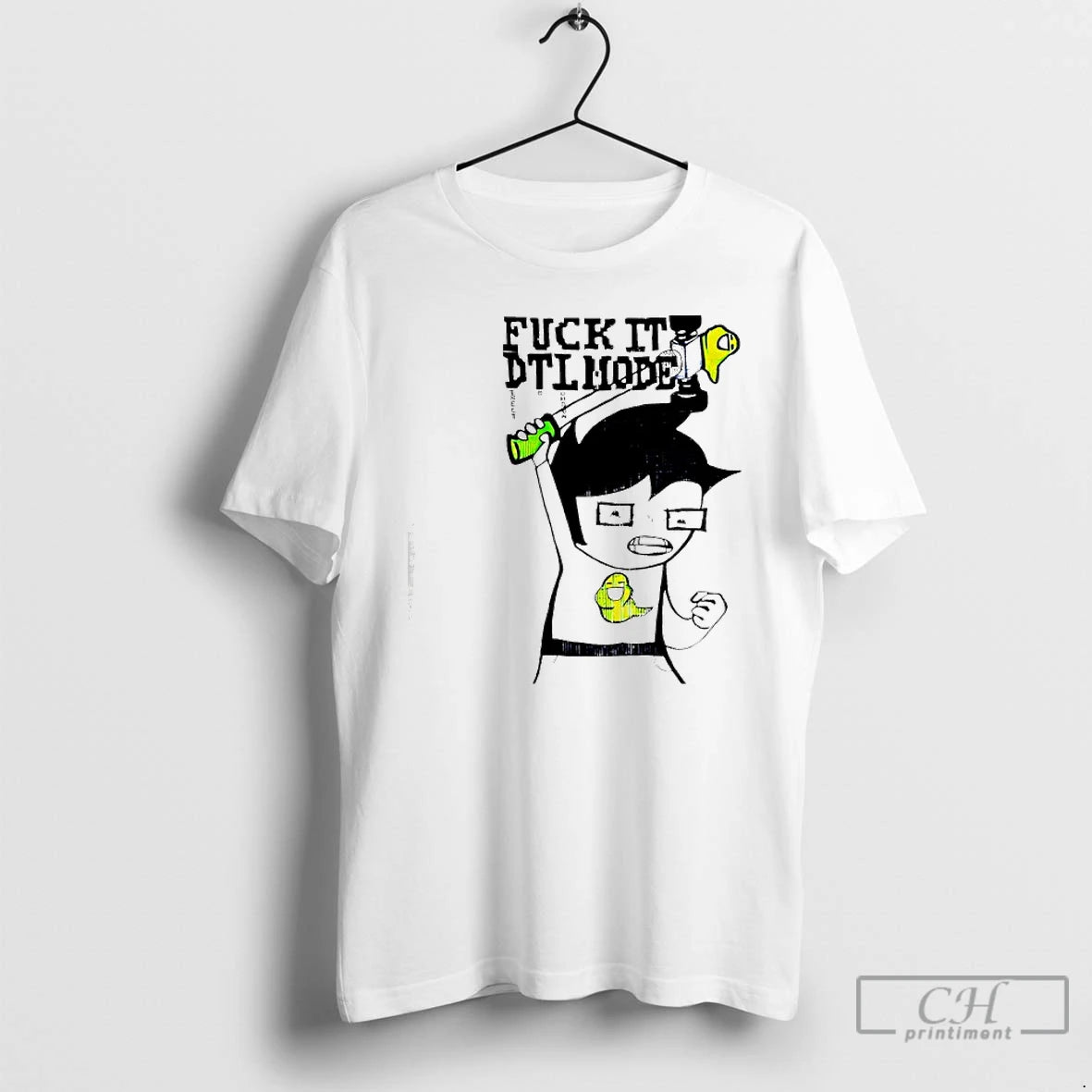Classic John Egbert Homestuck Fuck It Dtl Mode T-Shirts, Hoodie, Sweatshirt | AU01DripNestTees.com